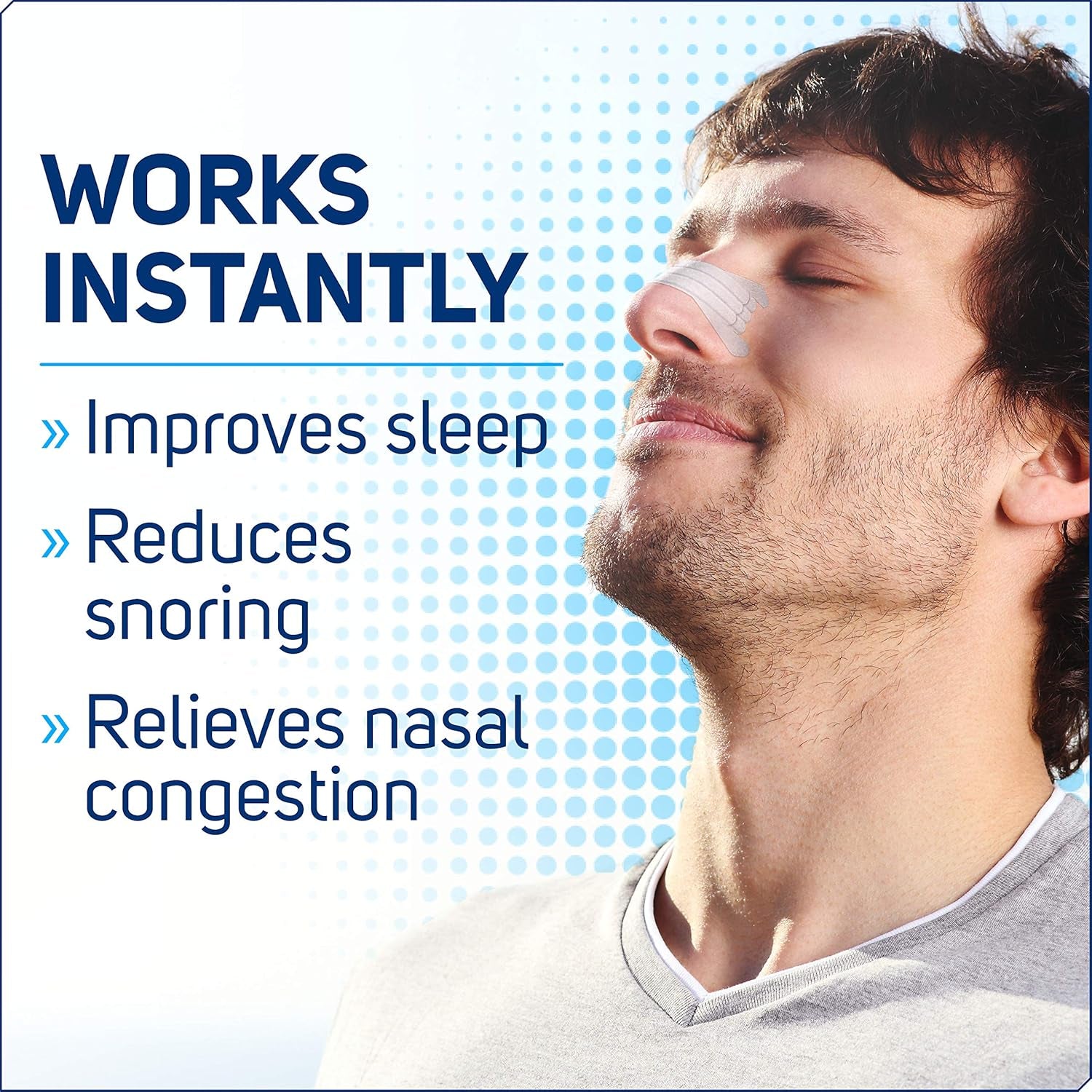 Nasal Strips, Clear Extra Strength, 50 Count | Works Instantly to Improve Sleep, Reduce Snoring, & Relieve Nasal Congestion Due to Colds & Allergies