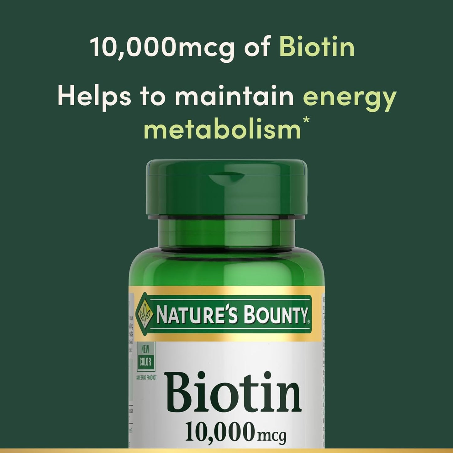 Biotin Hair Skin and Nails Vitamins, Supports Healthy Hair, Skin and Nails, 10,000 Mcg, 120 Softgels (Pack of 1)