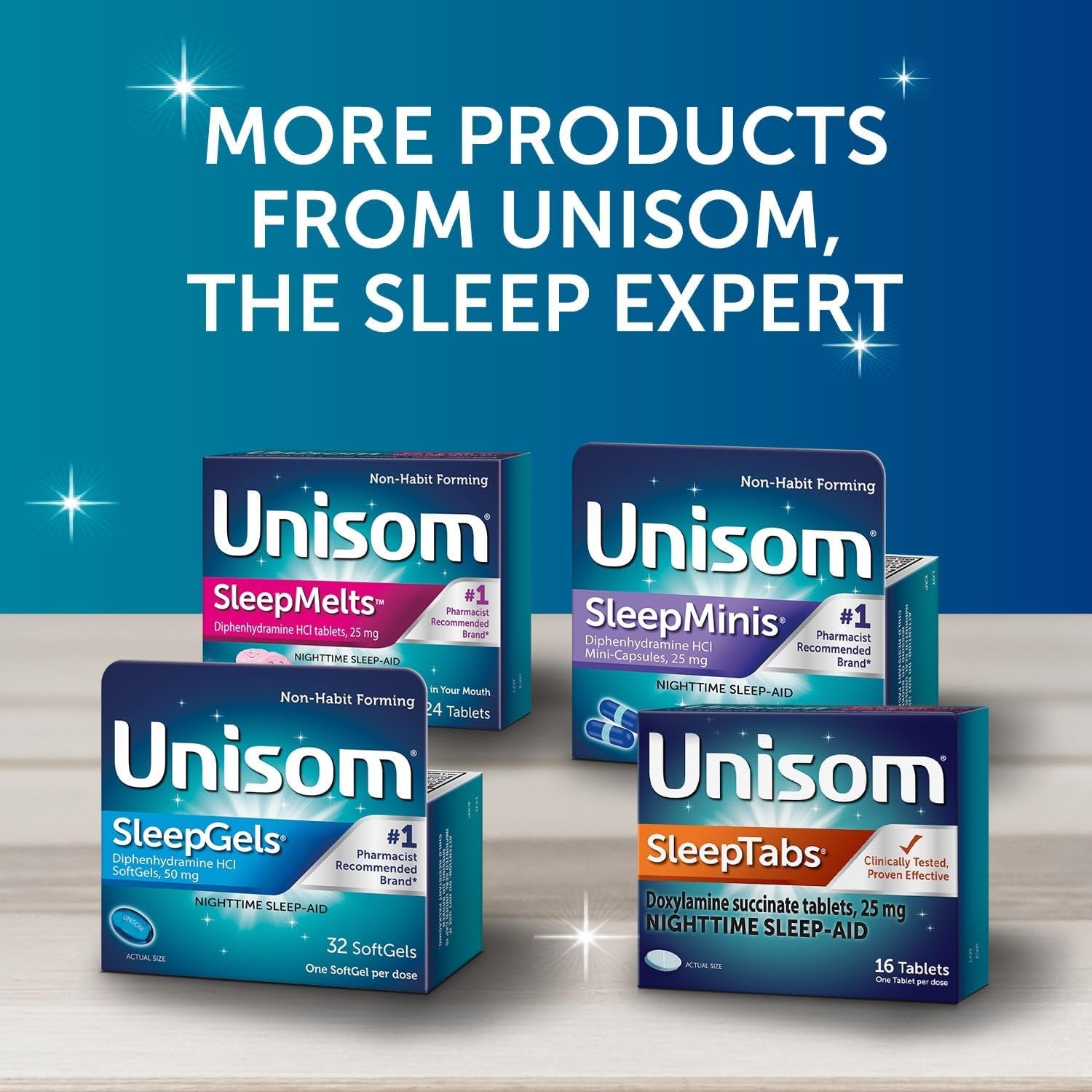 Sleeptabs, Nighttime Sleep-Aid, Doxylamine Succinate, 80 Tablets